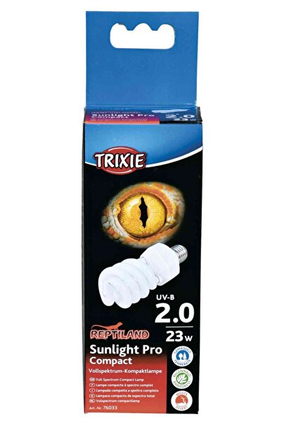 Trixie Lampa Compacta UV-B Pentru Terariu, Sunlight Pro Compact 2.0, 23W