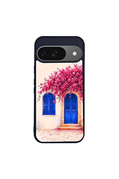 Sonique Θήκη Greek Island Muse Series για Google Pixel 9 5G Ροζ Μπουκαμβίλια