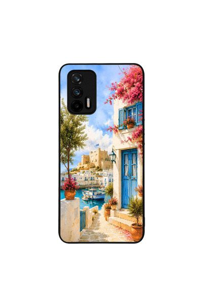 Sonique Θήκη Greek Island Muse Series για Realme GT 5G Ροδίτικο Λιμάνι