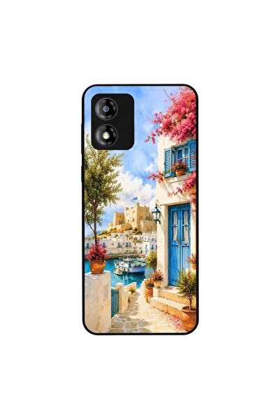 Sonique Θήκη Greek Island Muse Series για Motorola Moto E13 4G Ροδίτικο Λιμάνι