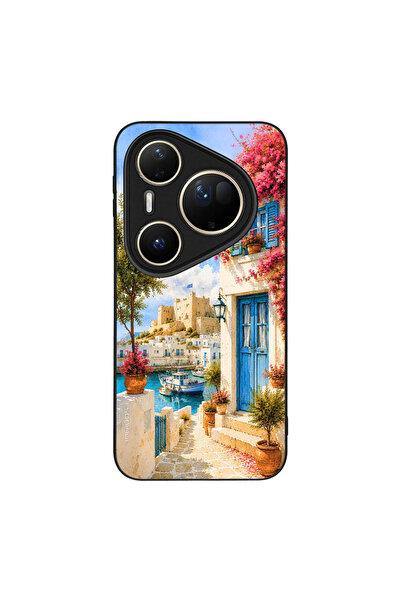 Sonique Θήκη Greek Island Muse Series για Huawei Pura 80 Ultra Ροδίτικο Λιμάνι