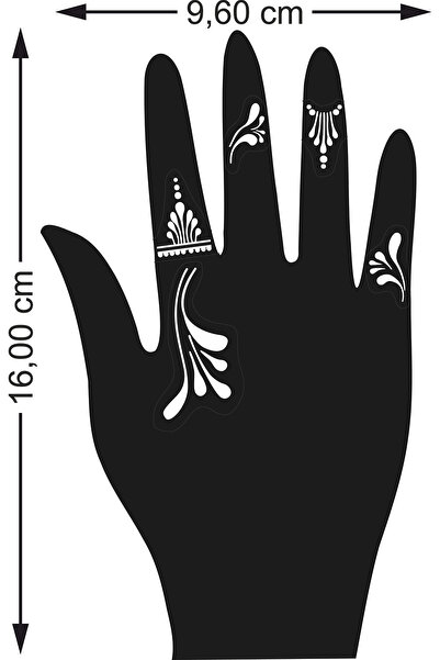 hennadibace Henna Stencil (Temporary Tattoo Template) Indian Henna Henna Tatt...