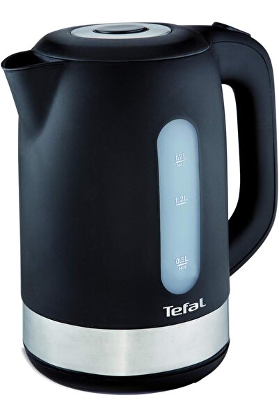 TEFAL غلاية كهربائية سنو، سعة 1.7 لتر، مع فلتر، 2400 واط، بلاستيك وستانلس ستي...