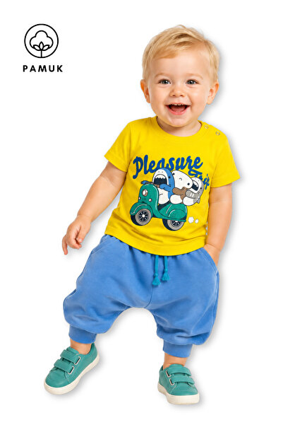difa kids Motorcycle Printed Casual Short Sleeve Summer Baby Boy T-Shirt