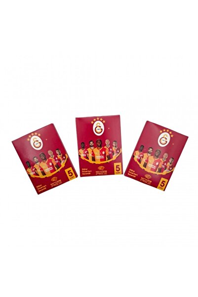 Mythos Cards Galatasaray Rise Futbolcu Kartları 5 Paket Avantajlı Set - 25 Ad...