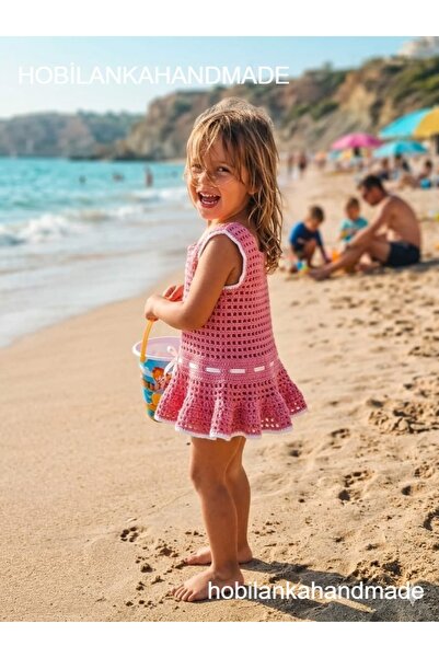 hobilanka Baby Summer Cotton Dress Hobi̇lankahandmade