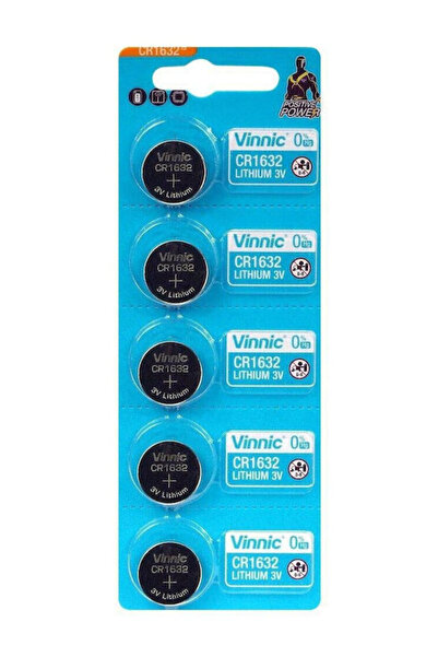 Vinnic Μπαταρία ρολογιού λιθίου CR1632 3V 5 τεμάχια