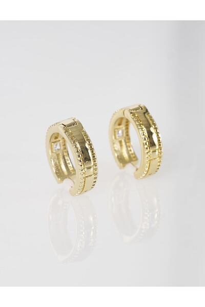 Kayra Mini Modern Earrings Gold