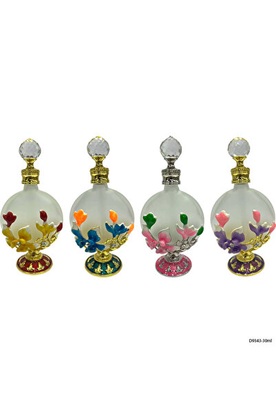 NUJET 4pcs Crystal Perfume Essential Oil Bottle 30ml D9343