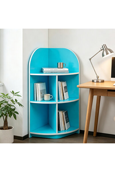 Topone1Topone1 Bookshelf, Corner Cabinet, Living Room Wall-Mounted Corner Cab...