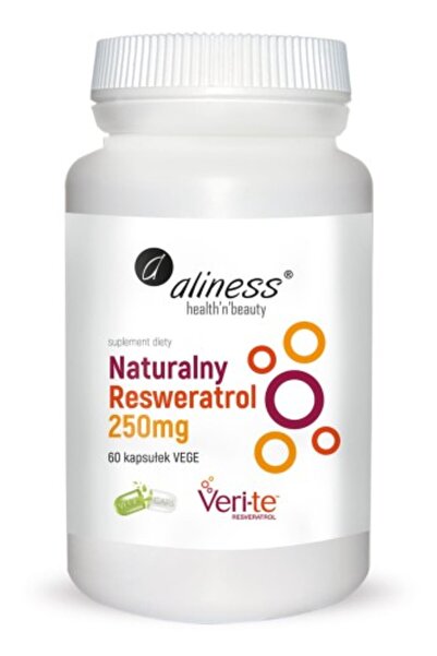 Aliness Resveratrol Natural 250mg 60 Capsule