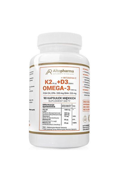 ALTO PHARMA Vitamina K2 + D3 + Omega-3 90 Capsule