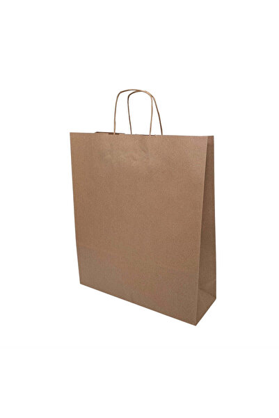 Papette Set 500 bucăți Pungi hârtie Kraft Natur, mânere hârtie rasucită, 36 x...