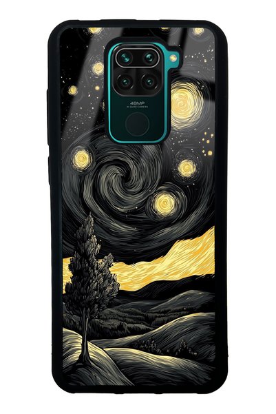Spoyi حافظة هاتف Xiaomi Redmi Note 9 ذات التصميم اللامع واللولبي الصامت