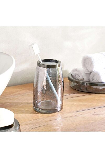 PAN HOME كوب زجاجي من إنجما 7.5×7.5×12 سم - أومبري