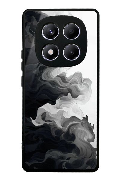 Spoyi Xiaomi Redmi Note 14 Pro 4g Shadow Swirl Design Glossy Phone Case