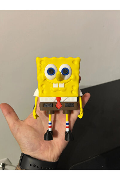 GiginGo Sünger Bob Elleri Hareket Edebilen Figür - 10cm - Masaüstü Dekor ve H...