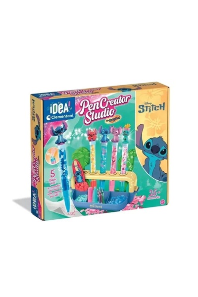 CLEMENTONI IDEA Laborator de Creat Pixuri Disney Stitch, 5 Pixuri Personaliza...