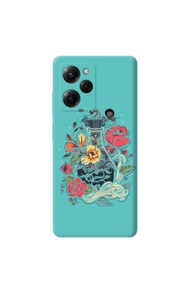 Other Xiaomi Poco X5 Pro Magic vase Turquoise Colored Silicone TPU Θήκη