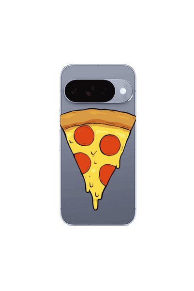 Other Google Pixel 10 Pizza Slice Transparent Silicone TPU Θήκη
