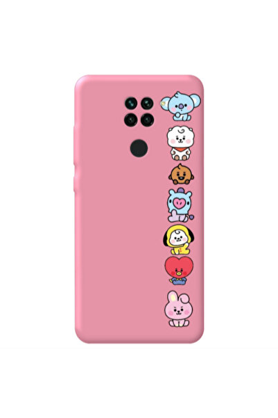Other Xiaomi Redmi Note 9 Lovely animals Pink Colored Silicone TPU Θήκη