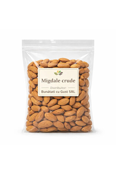 Bunatati cu gust Migdale crude 500 g