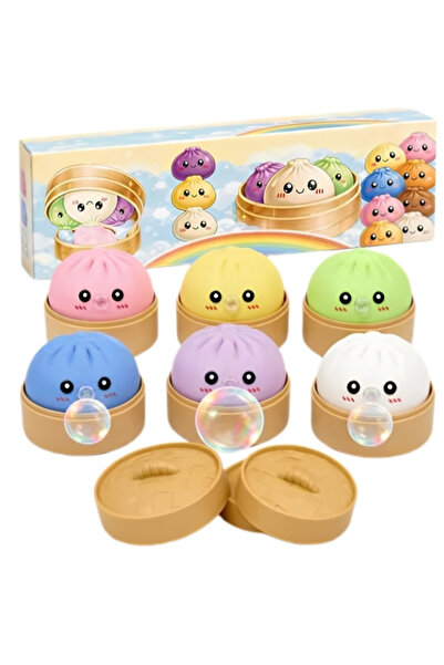 TOYTOPIA Sakız Şişiren Çin Mantısı Squishy - Blowing Bubble Dumpling Squishy ...