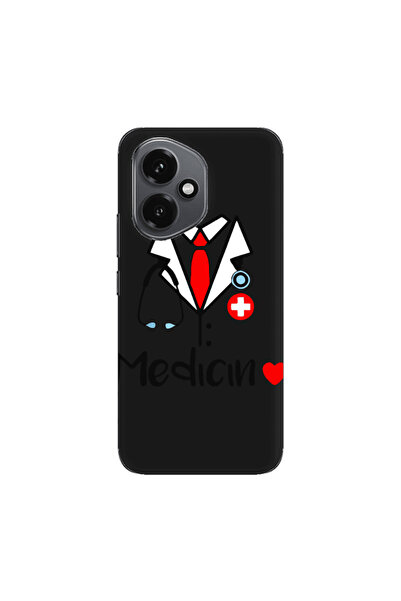 Other Honor Magic 400 Medicin Black Colored Silicone TPU Θήκη