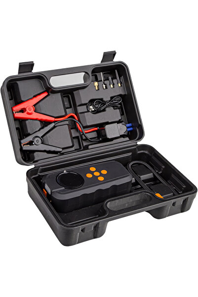 Cady One Multifunctional Car Emergency Tool 6000Mah Car Jump Starter with Air...