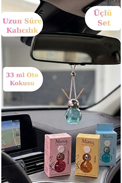 misra home collection oto kokusu 33 ml plastik şişe bambu çubuklu (3'lü set) ...