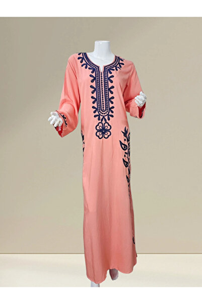 1way Embroidered Jilbab in Multi Colour