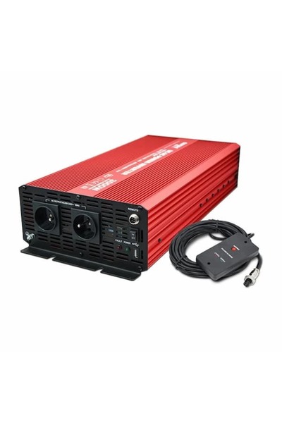 Carspa Μετατροπέας ισχύος P3000 12V/230V 3000W καθαρού ημιτονοειδούς κύματος