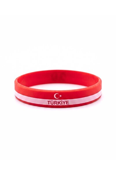 FERİHA DESING Türkiye Milli Takım Taraftar Bilekliği Ay Yıldız Detaylı Esnek ...