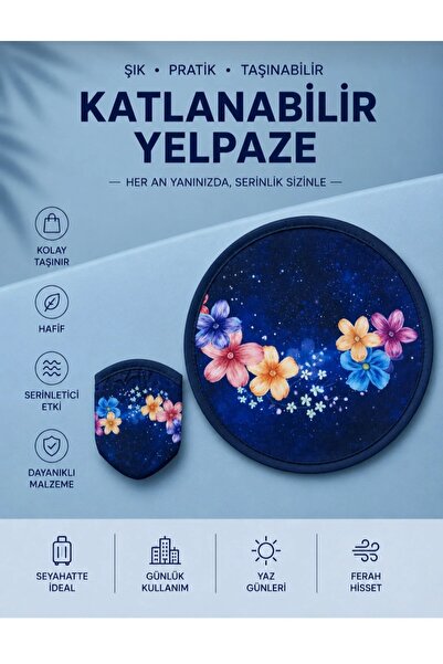 Parmend Life 25 cm Katlanabilir Kolay taşınabilir yelpaze