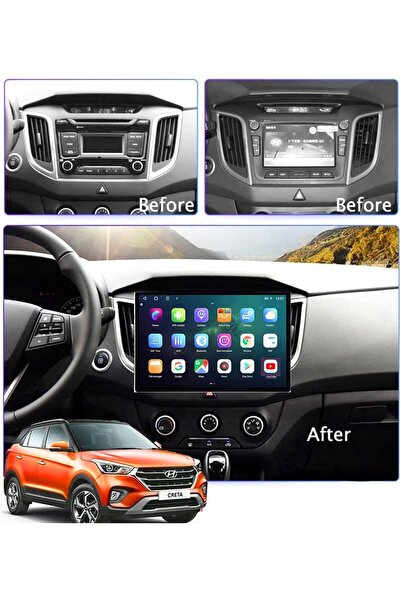 Carplayer شاشة أندرويد كريتا مقاس 13 بوصة موديل 2012-2019 مع دعم كاربلاي لاسل...