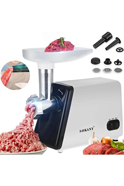 SOKANY Electric Meat Grinder 2500W Max – 3-in-1 Multifunction Meat Mincer, Sa...