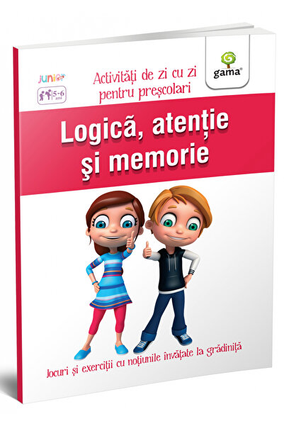 Editura Gama Logica, Atenția și Memoria 5-6 ani, - Editura Gama