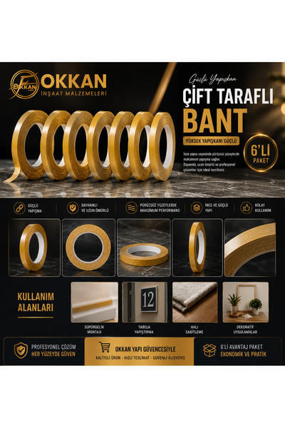 Universal - Çift Taraflı Bant