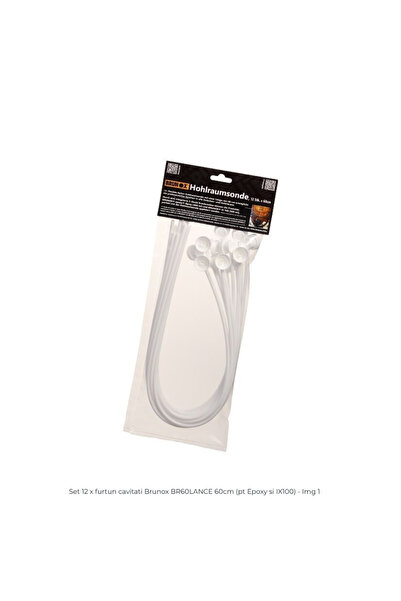 Brunox Set 12 x furtun cavitati BR60LANCE 60cm (pt Epoxy si IX100)