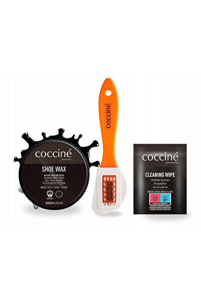 Coccine Set de ingrijire a incaltamintei, Coccine, Perie pentru piele intoars...