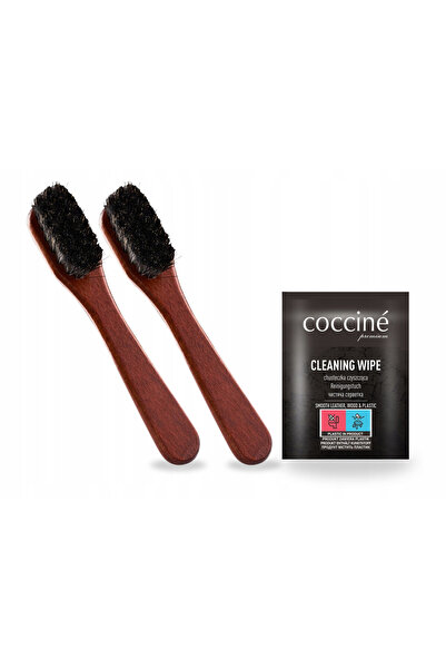 Coccine Set de ingrijire a incaltamintei, Coccine, 2 pensule marker pentru ap...