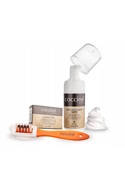 Coccine Kit de curatare pentru piele intoarsa si nubuc, Coccine, Spuma de cur...