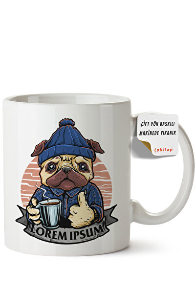 ET ERTAPASSAGE original creative designs Dog Design Printed Porcelain Mug (Do...