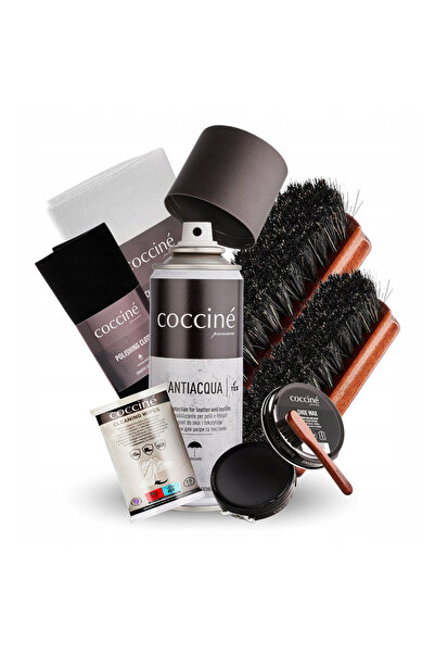 Coccine , kit 8 in 1 pentru ingrijirea si impregnarea pielii, 150 ml, spray i...