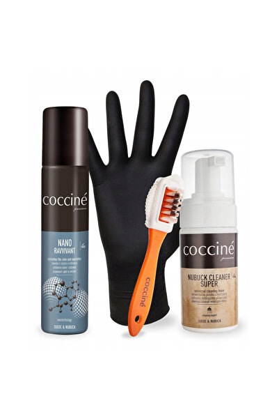 Coccine Set de ingrijire pentru piele intoarsa si nubuc, Coccine, 4 in 1, 100...