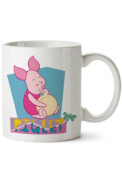 ET ERTAPASSAGE original creative designs Piglet Printed Porcelain Mug, Machin...