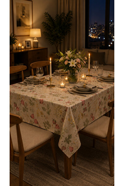 RH Rosehan Duck Fabric Liquid-Proof Stain-Resistant Tablecloth