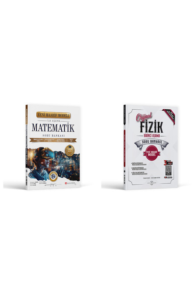 Orijinal Yayınları Orijinal TYT Fizik Maarif Birinci Aşama ve Bilgi Sarmal Ma...