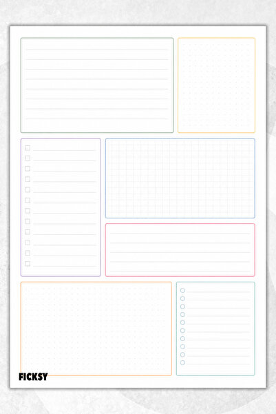 Ficksy To-Do List - A4 - 30 Pages - to Do List - Checklist - Check List - Pla...