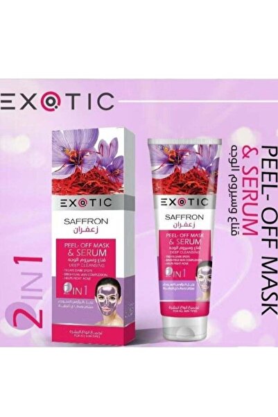 Exotic Peel Off Facial Mask & SERUM SAFFRON 100 ML